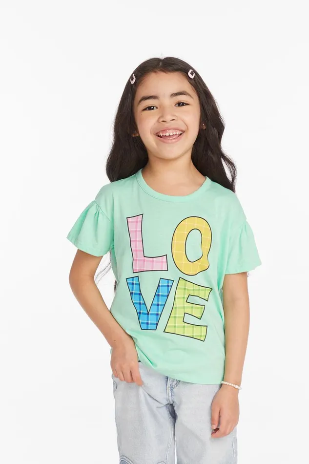 Kids Chaser Brand Girls Picnic Love Girls Tee