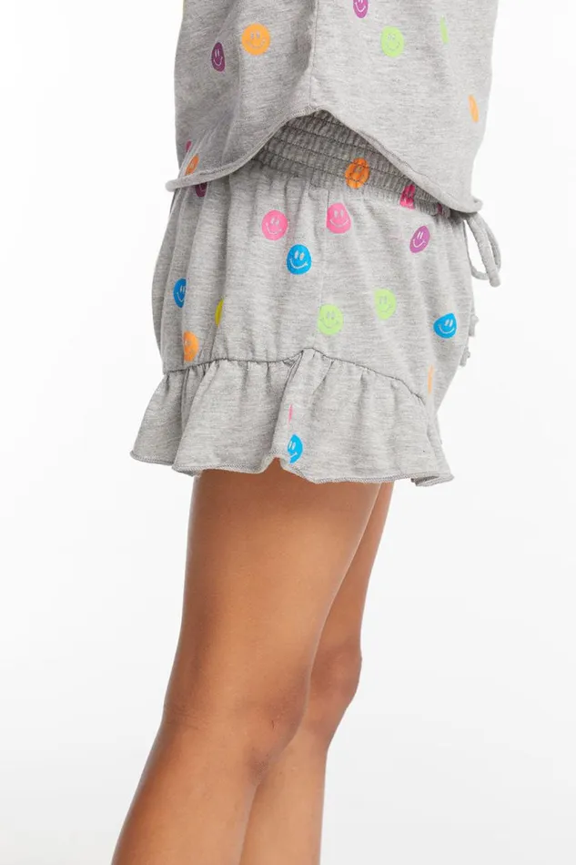 Kids Chaser Brand Girls Rainbow Smiles Girls Shorts