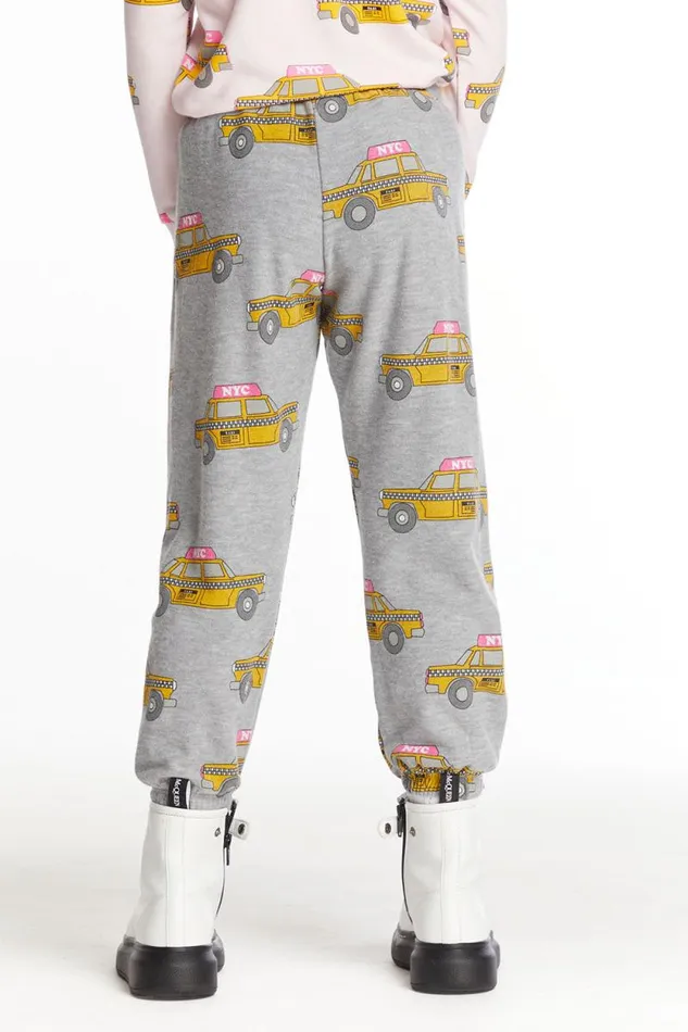 Kids Chaser Brand Girls Taxi Jam Girls Cozy Knit Sweatpant