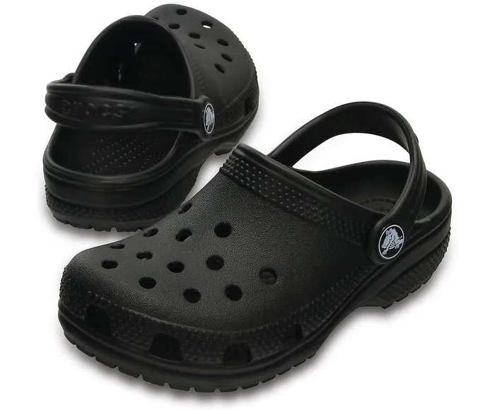 Kids Classic Clog Black GirlsBoys Clogs Crocs