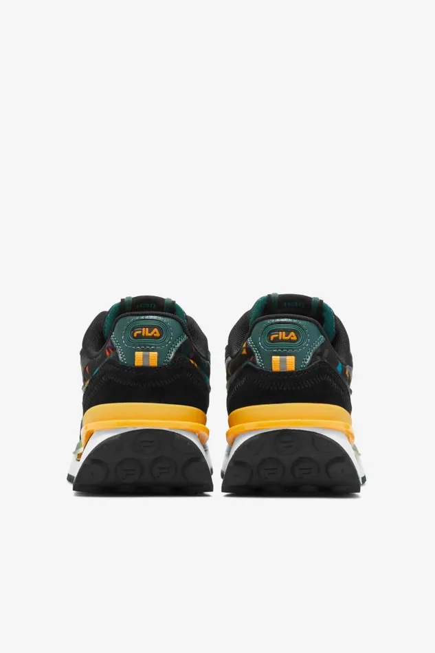 Kids Fila Big Kids 357 Big Renno Black June Bug Saffron Kids Fila Big Kids 357 Big Renno Black June Bug Saffron