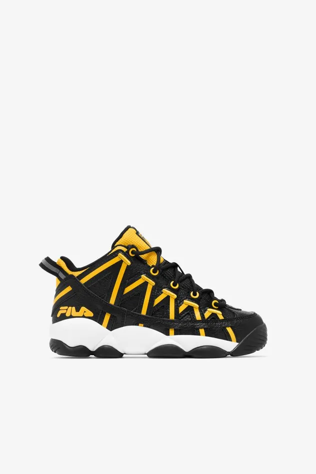 Kids Fila Big Kids 357 Big Stackhouse Spaghetti Black Lemon White