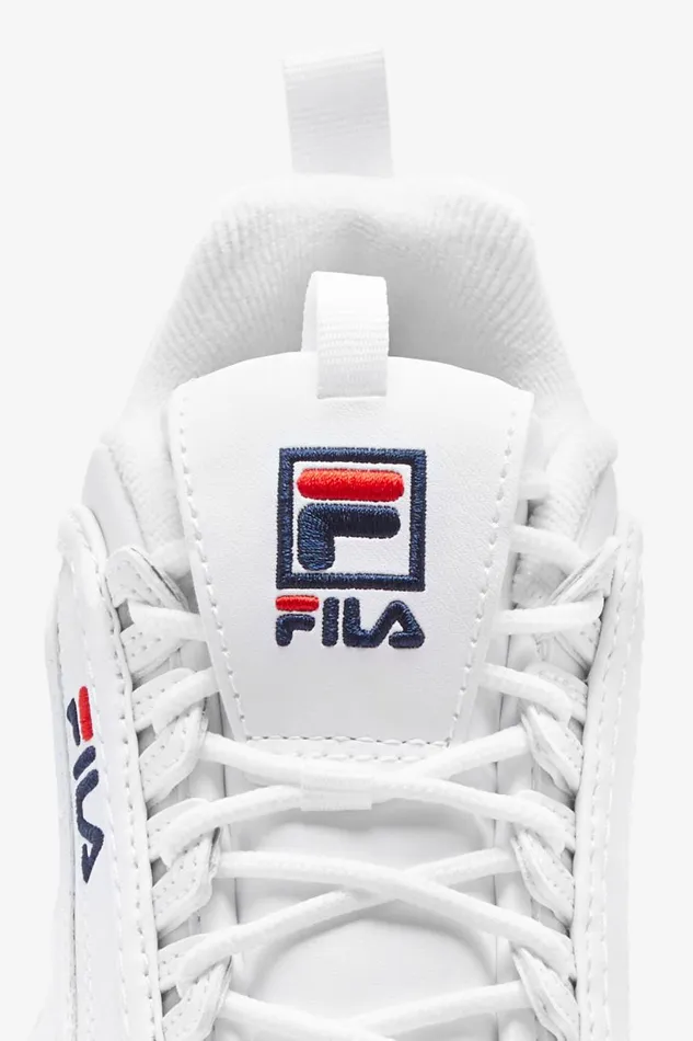 Kids Fila Little Kids 1053 Disruptor 2 White Peacoat Red Kids Fila Little Kids 1053 Disruptor 2 White Peacoat Red