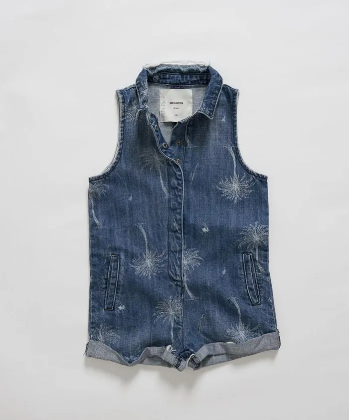Kids KIDS MALIBU MINI BRAXTON JUMPSUIT One Teaspoon Kids Kids KIDS MALIBU MINI BRAXTON JUMPSUIT One Teaspoon Kids