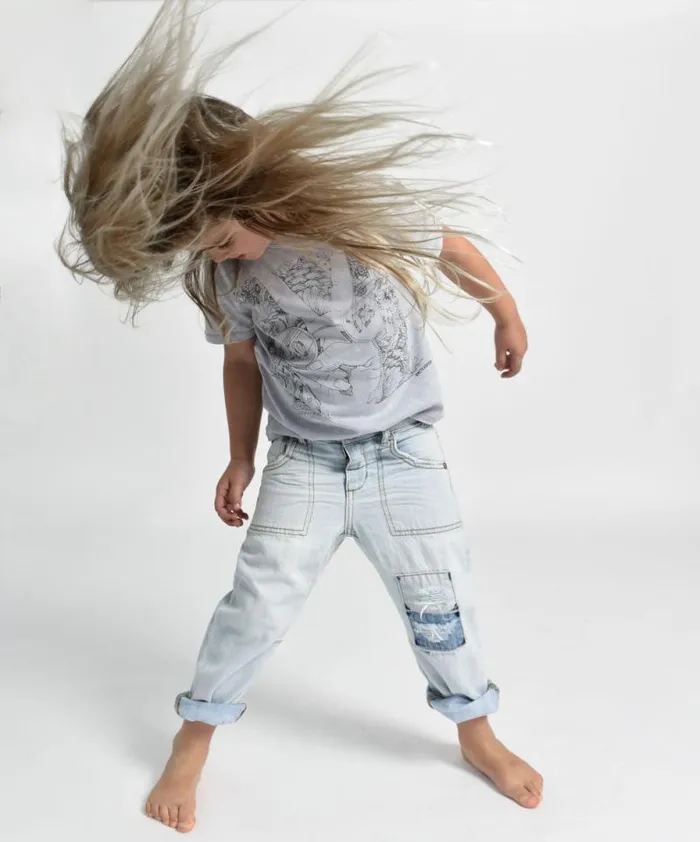 Kids KIDS SAINTS BOYFRIEND JEAN WHITE One Teaspoon Kids