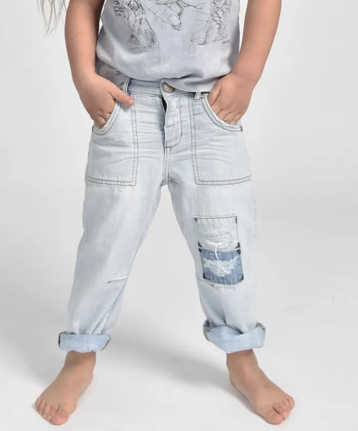 Kids KIDS SAINTS BOYFRIEND JEAN WHITE One Teaspoon Kids Kids KIDS SAINTS BOYFRIEND JEAN WHITE One Teaspoon Kids