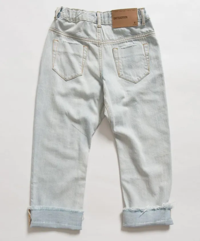 Kids KIDS SAINTS BOYFRIEND JEAN WHITE One Teaspoon Kids Kids KIDS SAINTS BOYFRIEND JEAN WHITE One Teaspoon Kids