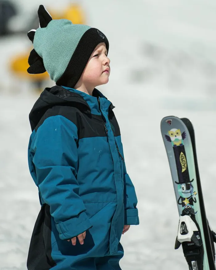 Kids Snow Creature Beanie 8211 Wasabi Kids Volcom Beanies
