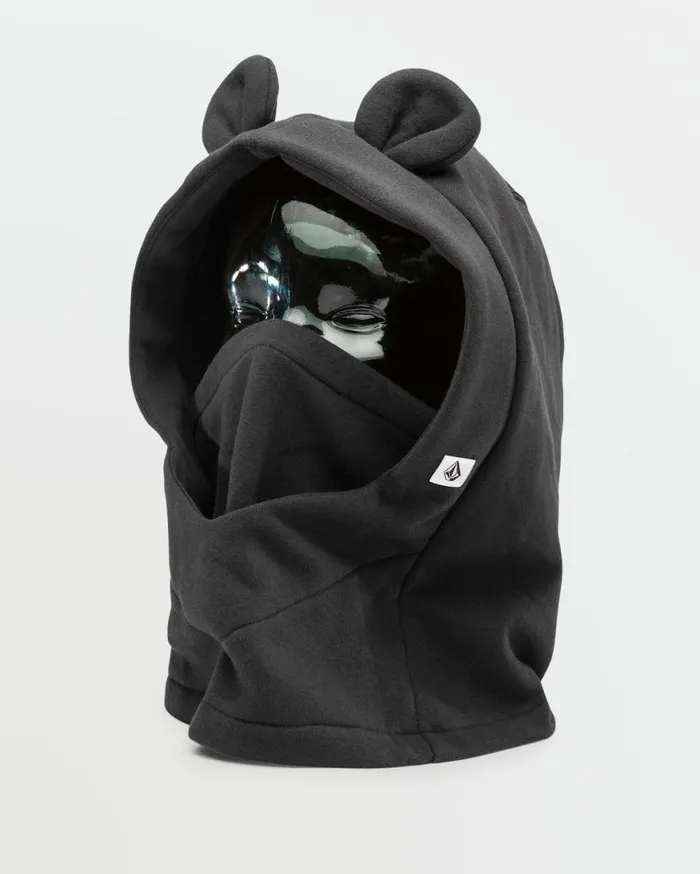 Kids Snow Creature Hood Thingy 8211 Black Kids Volcom Beanies