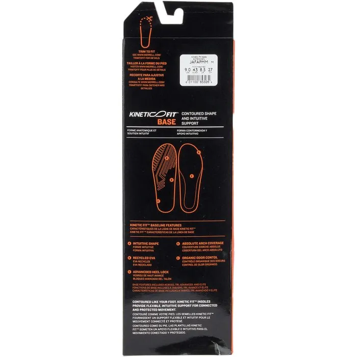 Kinetic Fit Base AL Footbed Wide Width Recovery Men Merrell Shoe Care Kinetic Fit Base AL Footbed Wide Width Recovery Men Merrell Shoe Care