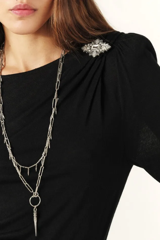 Knit Mini Dress Jilla Black Women Baandsh Dresses