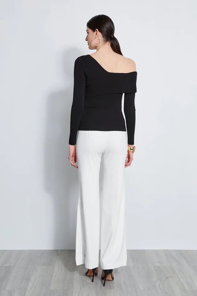 Knits and Sweaters Women Elie Tahari Off Shoulder Sweater NOIR
