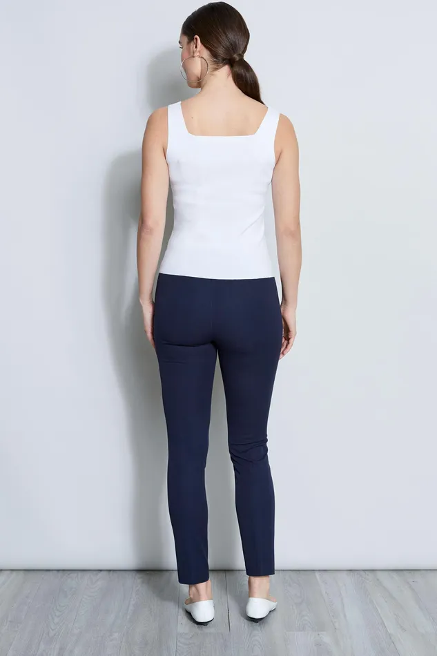 Knits and Sweaters Women Elie Tahari Ribbed Square Neck Tank WHITE