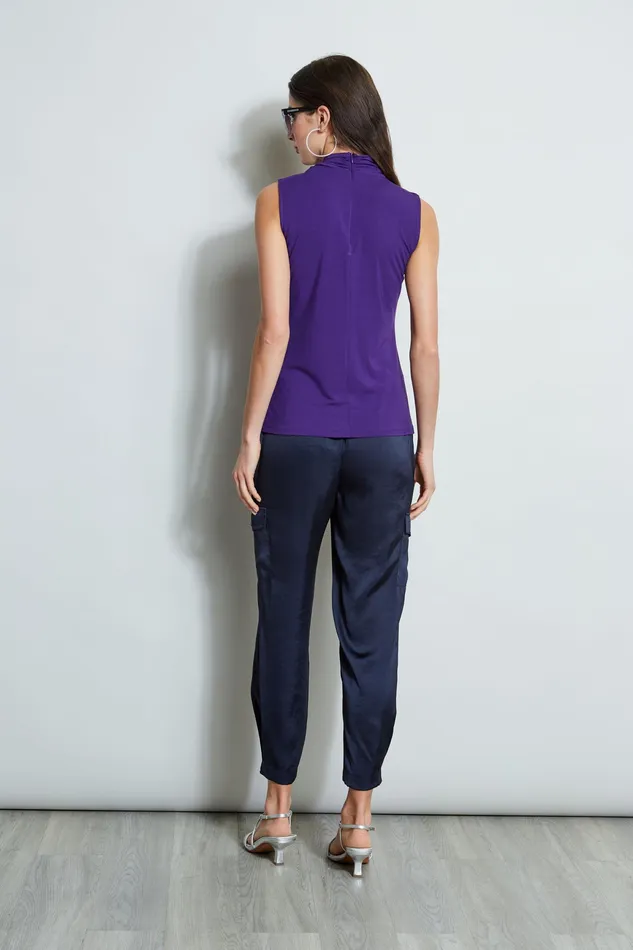 Knits and Sweaters Women Elie Tahari Sleeveless Twist Knit BLACKBERRY