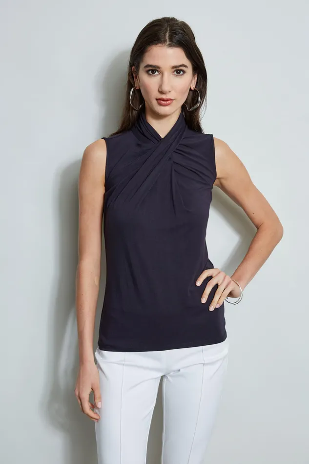 Knits and Sweaters Women Elie Tahari Sleeveless Twist Knit NIGHT LIFE
