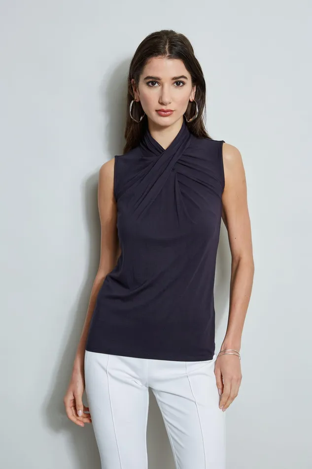 Knits and Sweaters Women Elie Tahari Sleeveless Twist Knit NIGHT LIFE