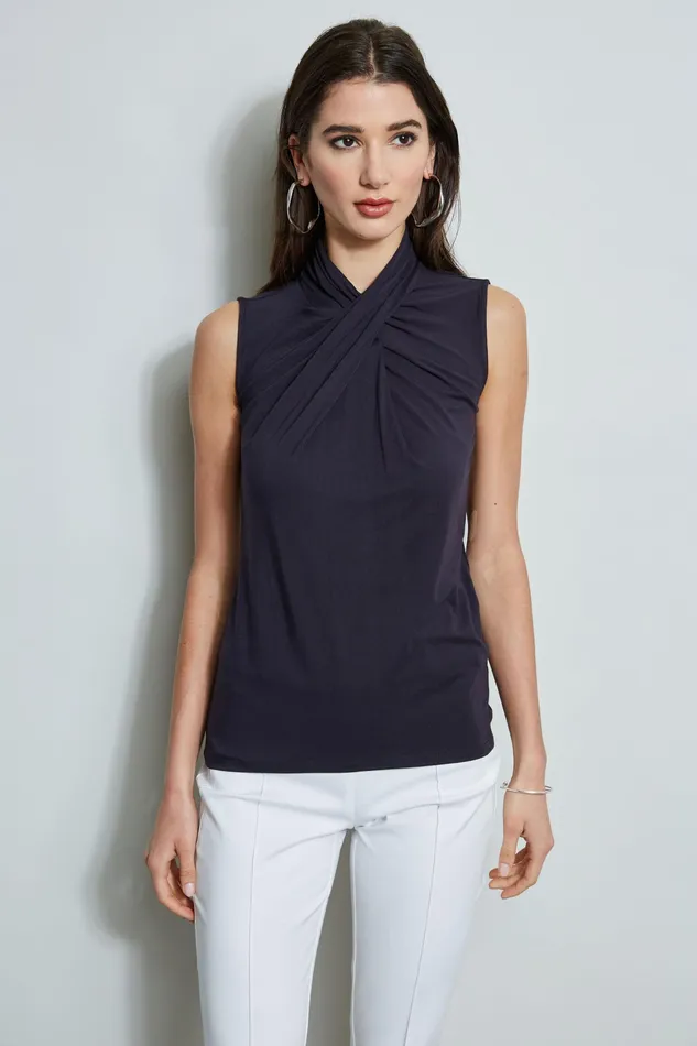 Knits and Sweaters Women Elie Tahari Sleeveless Twist Knit NIGHT LIFE