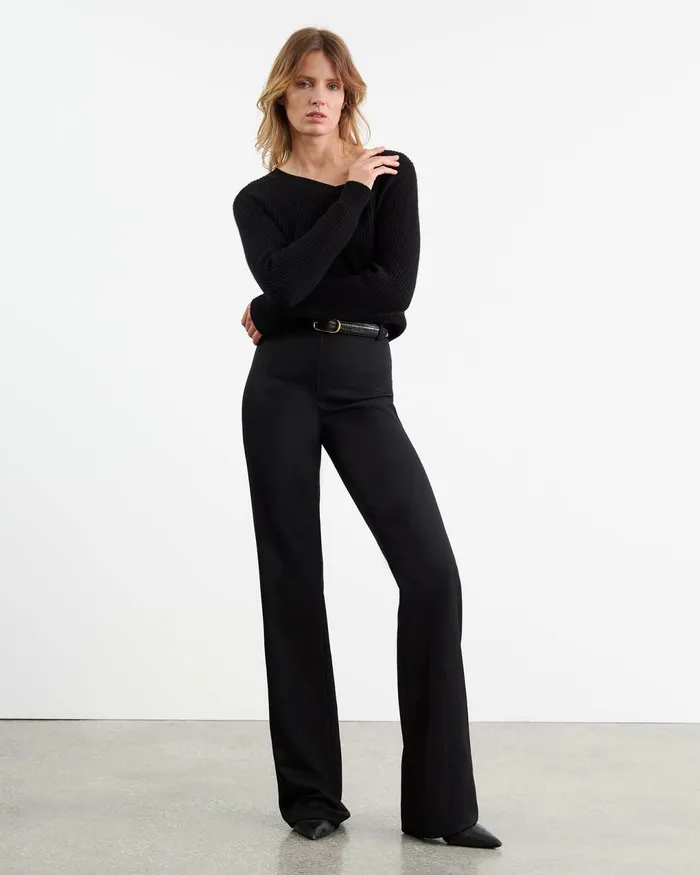 KORINA CASHMERE SWEATER Espresso Women Nili Lotan Knits and Sweaters