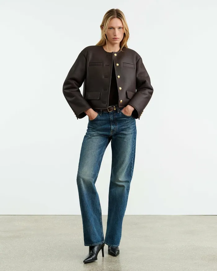 KORINA CASHMERE SWEATER Espresso Women Nili Lotan Knits and Sweaters