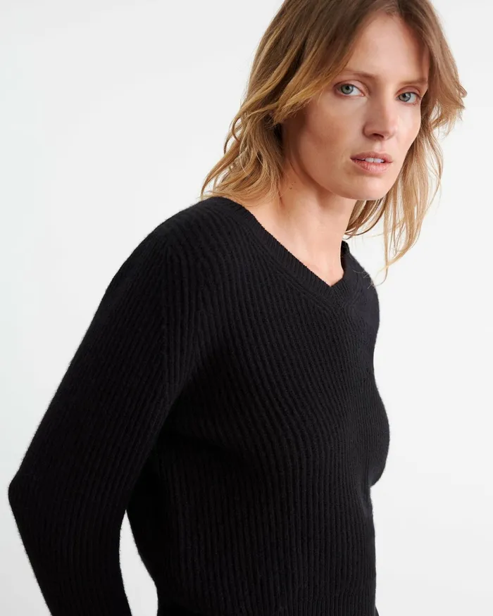 KORINA CASHMERE SWEATER Espresso Women Nili Lotan Knits and Sweaters