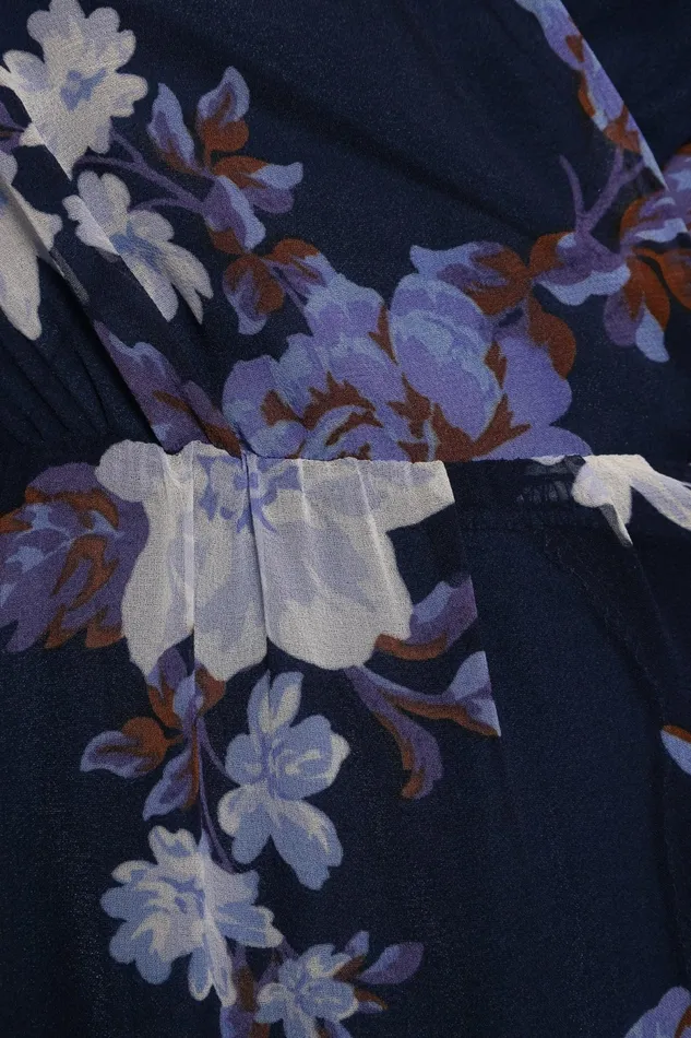 Korina Long Sleeve Maxi Dress Vintage Blues Women Dresses Petal and Pup