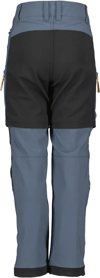 Kotten Kids039 ZippOff Pants True Blue Kids Didriksons Waterproof Trousers