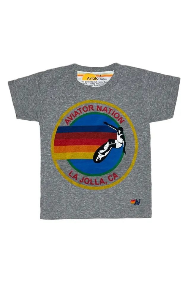 La Jolla 8211 Tee Hthr Kids Aviator Nation Tees