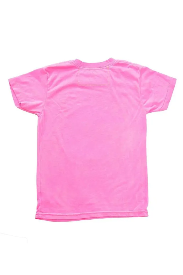 La Jolla Tee 8211 Neon Pink Kids Aviator Nation Tees