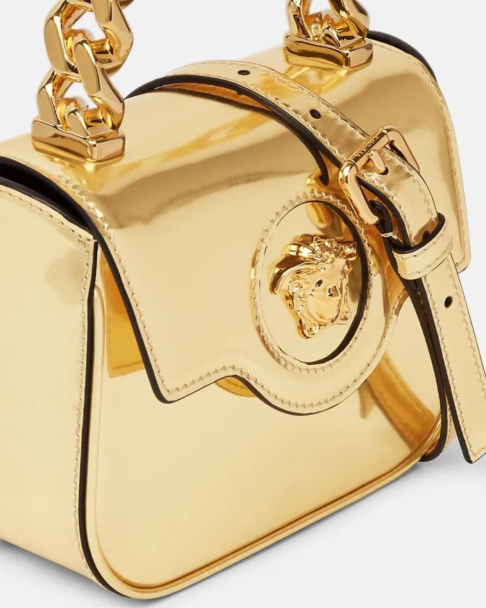 La Medusa Mini Bag Gold Women Versace Top Handle