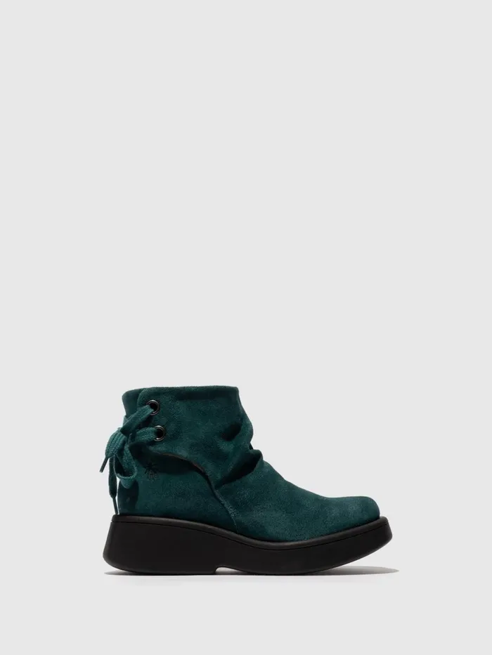 Laceup Ankle Boots MEBS189FLY PETROL Women Fly London Ankle Boots