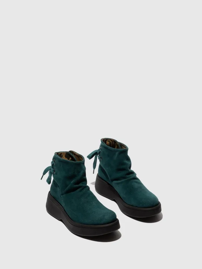 Laceup Ankle Boots MEBS189FLY PETROL Women Fly London Ankle Boots