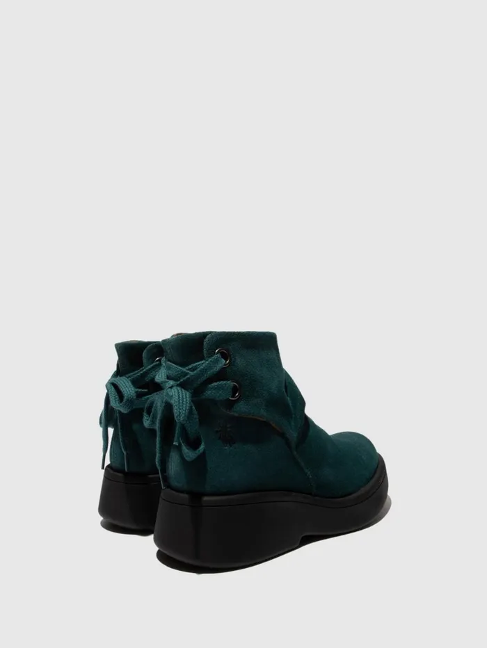Laceup Ankle Boots MEBS189FLY PETROL Women Fly London Ankle Boots