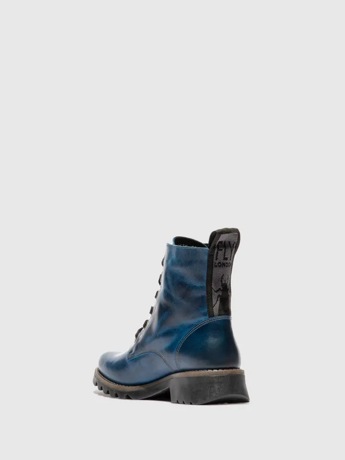 Laceup Ankle Boots RAGI539FLY RUG ROYAL BLUE Women Fly London Ankle Boots