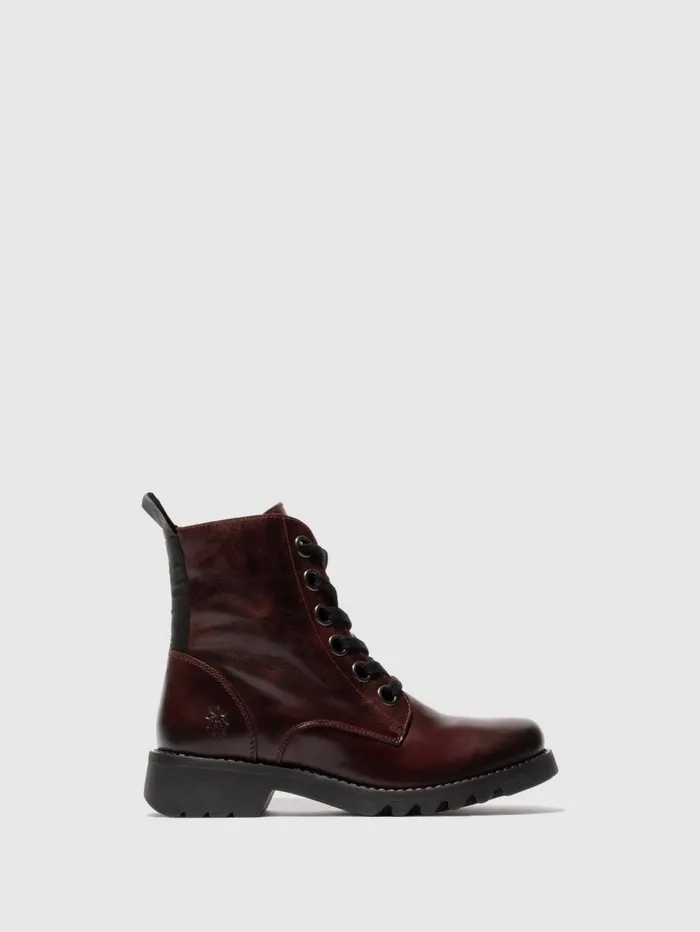 Laceup Ankle Boots RAGI539FLY WINE Women Fly London Ankle Boots