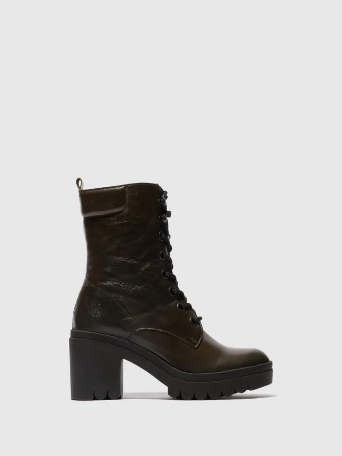 Laceup Ankle Boots TIEL642FLY SLUDGE Women Fly London Ankle Boots
