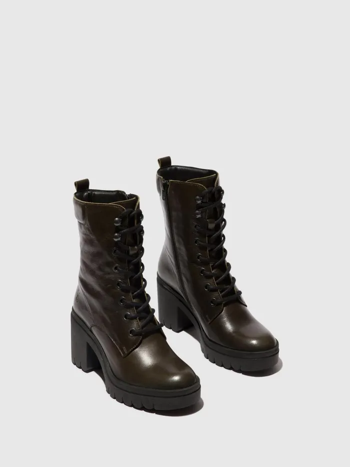 Laceup Ankle Boots TIEL642FLY SLUDGE Women Fly London Ankle Boots
