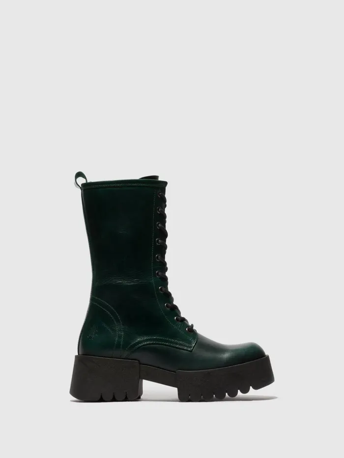 Laceup Boots ELNA008FLY PETROL Women Fly London Boots