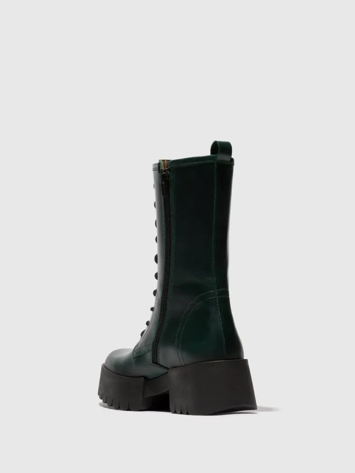 Laceup Boots ELNA008FLY PETROL Women Fly London Boots