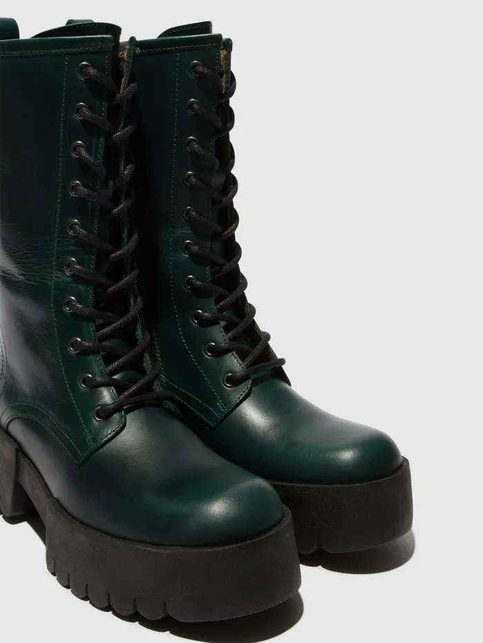 Laceup Boots ELNA008FLY PETROL Women Fly London Boots