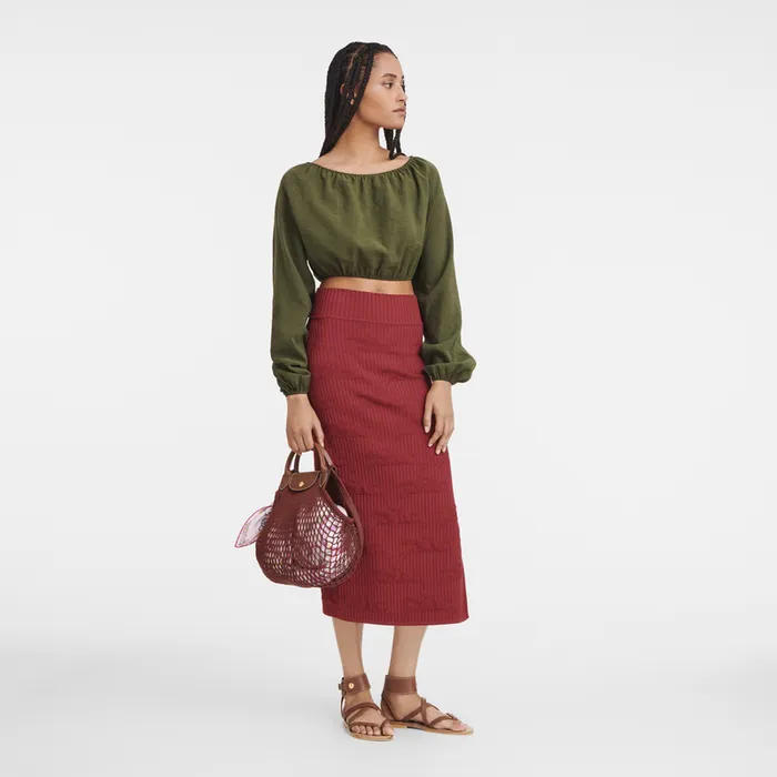 Le Pliage Filet L Mesh bag MahoganyMahoganyMahogany Women HandbagsShoulder bags Longchamp Le Pliage Filet L Mesh bag MahoganyMahoganyMahogany Women HandbagsShoulder bags Longchamp