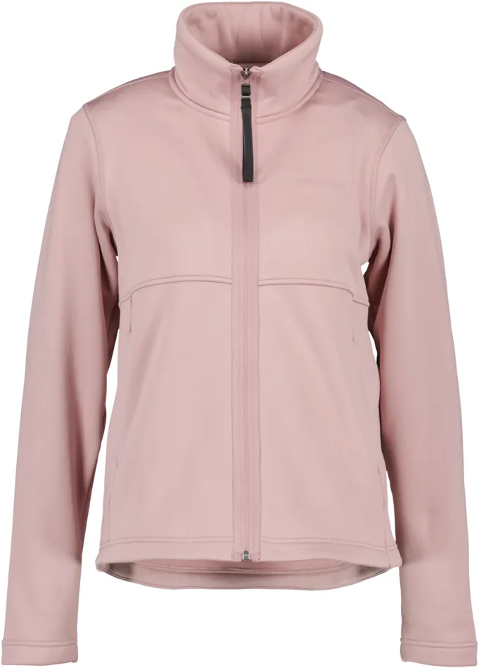 Leah Women039s Fullzip Oyster Lilac Women Didriksons Fleece and Midlayers