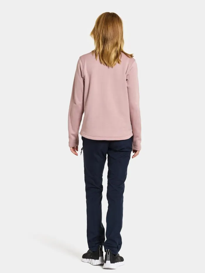 Leah Women039s Fullzip Oyster Lilac Women Didriksons Fleece and Midlayers