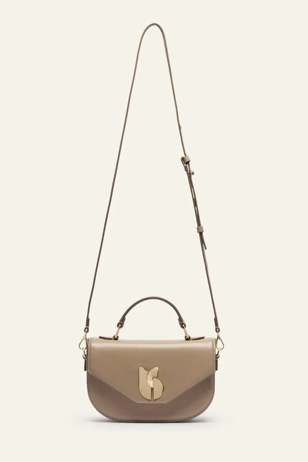 Leather Bag Sign Brown Women Baandsh Bags