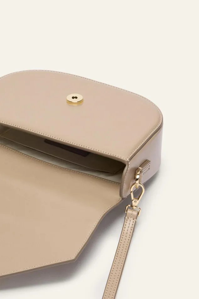 Leather Bag Sign Brown Women Baandsh Bags