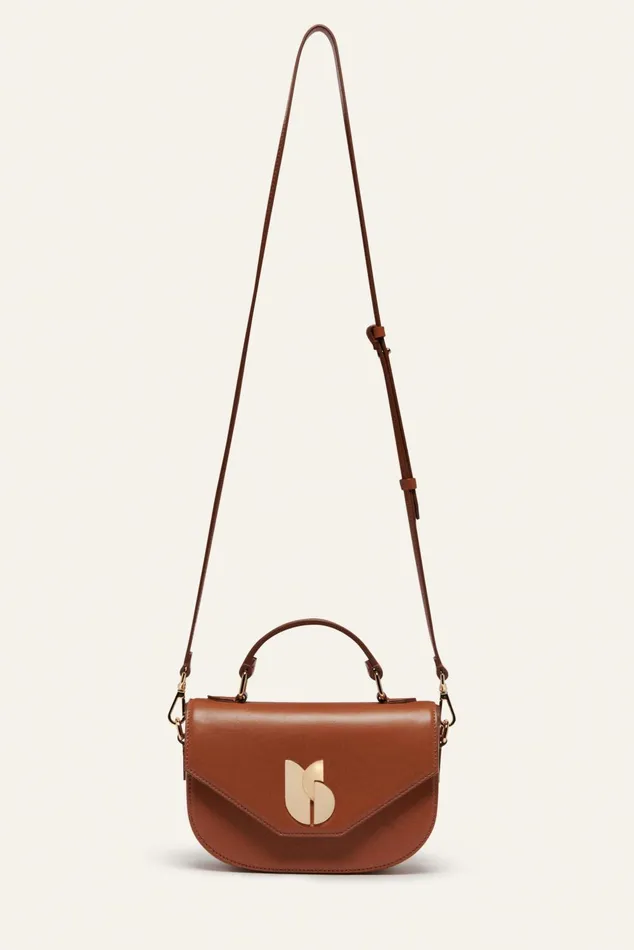 Leather Bag Sign Brown Women Baandsh Bags