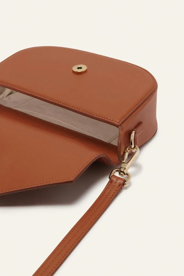 Leather Bag Sign Brown Women Baandsh Bags