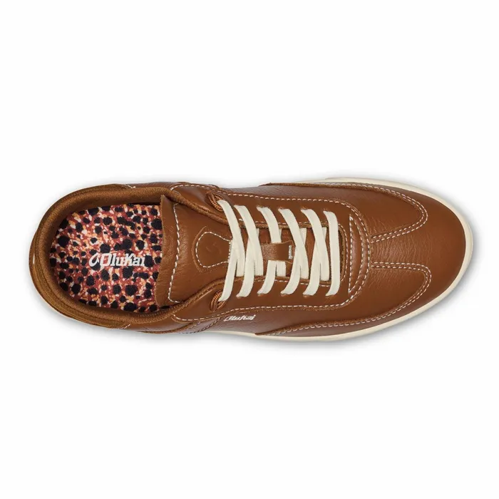 Leather Women Olukai Haupu Leather Sneakers 8211 Fox