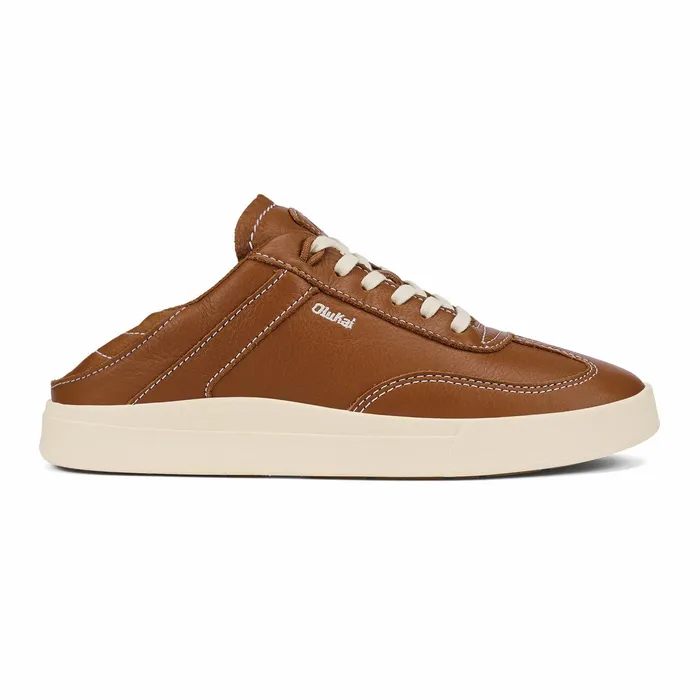 Leather Women Olukai Haupu Leather Sneakers 8211 Fox