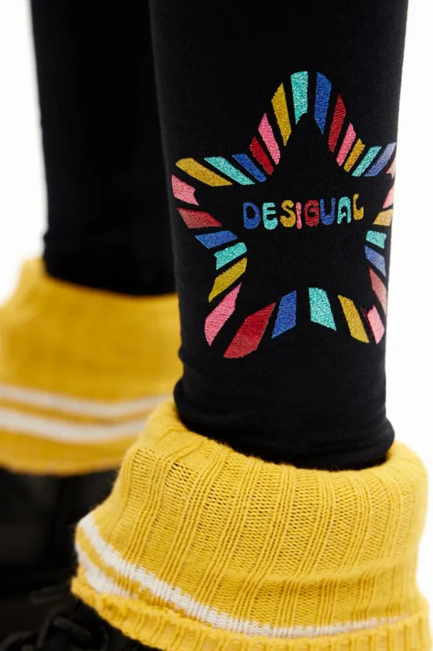Leggings Kids Desigual Long Leggings Black