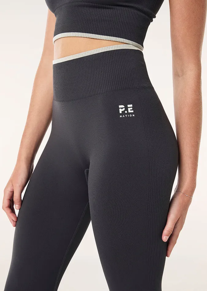 Leggings PE Nation Women RESTORE SEAMLESS LEGGING IN ASPHALT